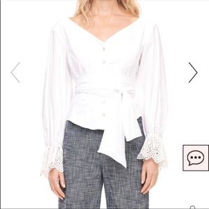 Rebecca Taylor White Blouse